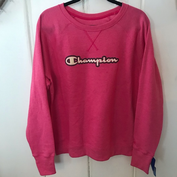 Champion Tops - Champion • vintage style pink pullover sweater
